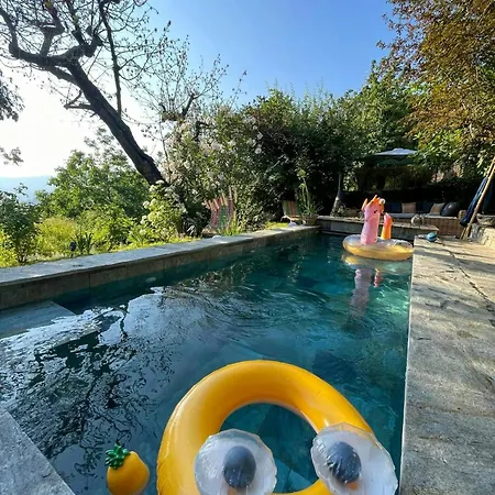 Family With Ecological Pool In Corsica *